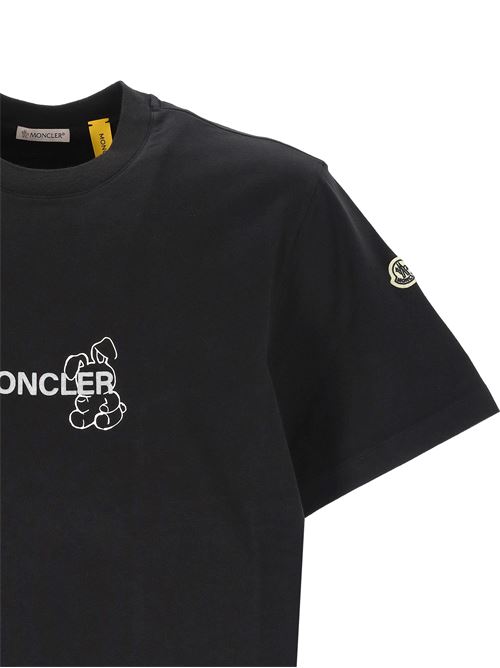 T-shirt Moncler x FRGMT in cotone con logo coniglietto Moncler Genius | 9U8C000-04M3265999